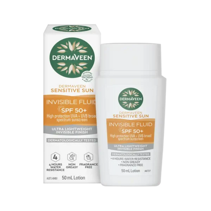 DermaVeen Sensitive Sun Spf50 Invisible 50ML