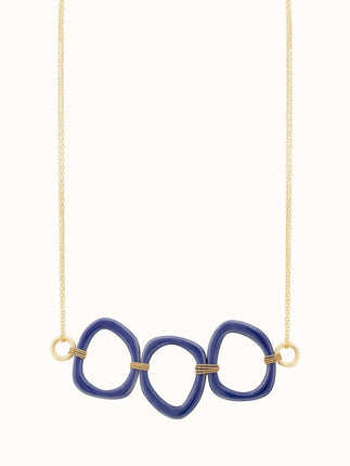 Equilibrium Vintage Ceramic Long Necklace