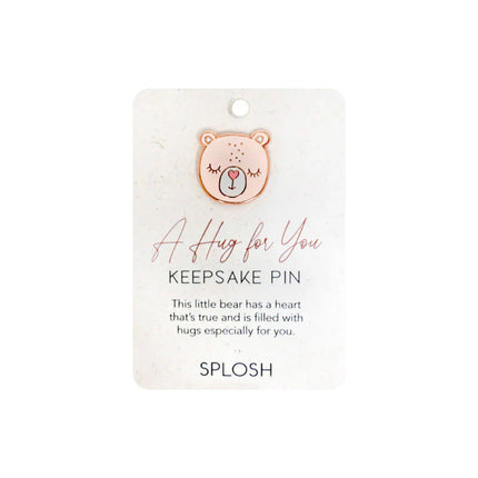 Splosh A Hug For You Keepsake Pin