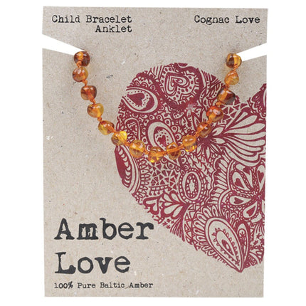Amber Love Cognac Bracelet/Anklet 14cm