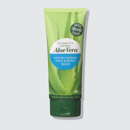 Plunkett Aloe Vera High Potency Face and Body Wash 200Ml
