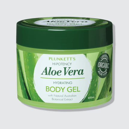 Plunketts Hi-Potency Aloe Vera Hydrating Body Gel 400ml - OhYouLuckyDuck.com.au