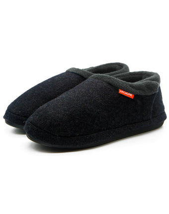 Archline Closed Orthotic Slippers Charcoal Marl Size 42