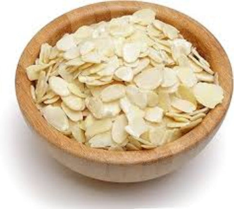 Kosher Kingdom Blanched Almond Flakes for Baking and Topping 300G