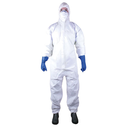 Blue Rapta Heavy Weight Type 5/6 Polypropylene Coverall White