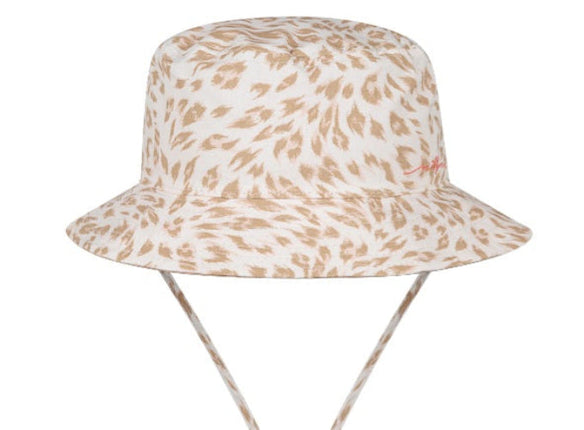 Millymook Baby Girls Chloe Bucket Hat Leopard Print Size S