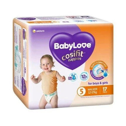 Babylove Cosifit Walker Convenience Nappies 17 Pack - OhYouLuckyDuck.com.au