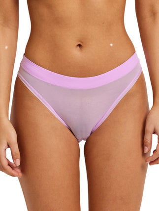 Kayser Be You High Cut Mesh Brief - Cotton Candy - OhYouLuckyDuck.com.au