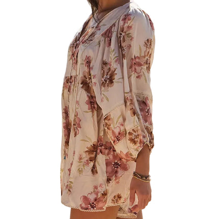 Ginger Bear Boutique Jaase Bentley Playsuit Boho Balloon Sleeve Romper Playsuit