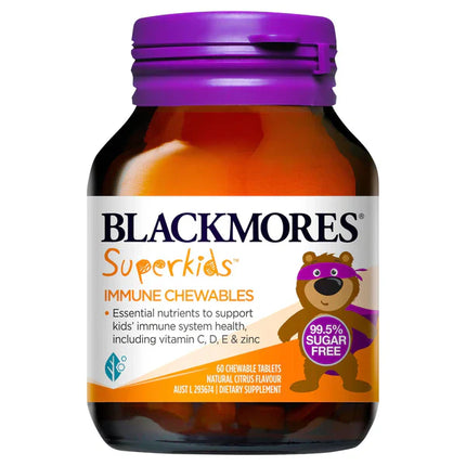 Blackmores Superkids Immune Chewable 60 Tabs - OhYouLuckyDuck.com.au