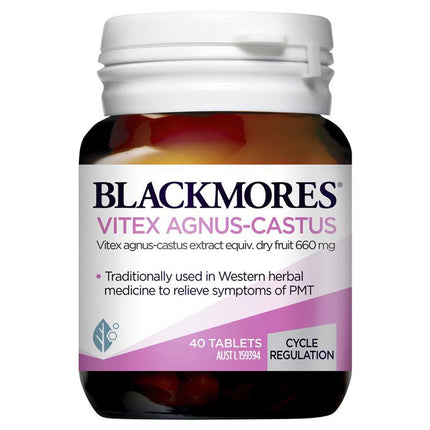Blackmores Vitex Agnus-Castus 40 Tablets - OhYouLuckyDuck.com.au