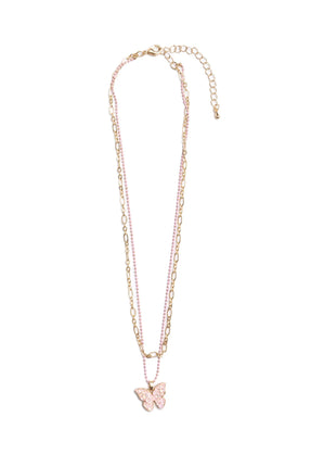 Great Pretenders Boutique Chic Bubbly Butterfly Necklace
