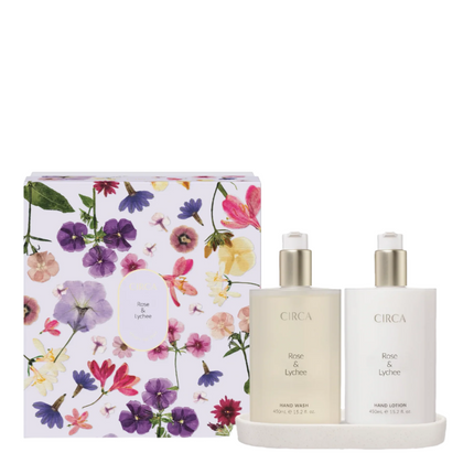 Circa Home Living Rose & Lychee Hand Care Duo