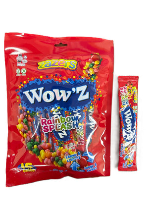 Zazers Wow'z Rainbow Splash Candy 15 Pieces 150G