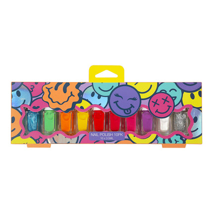 Smiley Nail Polish Set 10PC