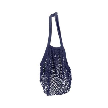 Wicked Sista Cotton Shopping Bag Navy