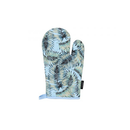 Wicked Sista Oven Mitt Tropical Leaves