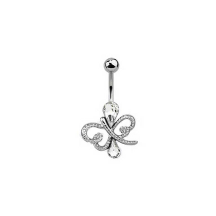 Rossan Bj1282 Butterfly With Crystal Wing