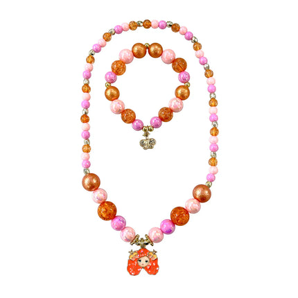 Pink Poppy Emma Memma Necklace And Bracelet Set