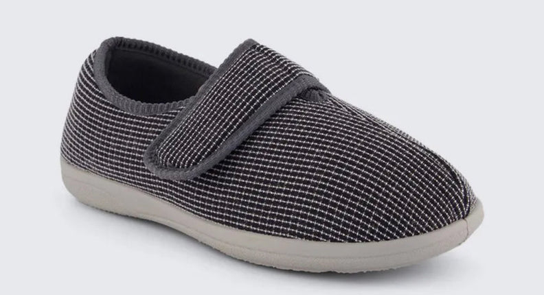 Homyped Skyla Womens Orthotic Friendly Comfort Shoes Charcoal 8