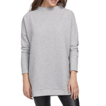 Tribal Ottoman Knit Tunic Grey Mix