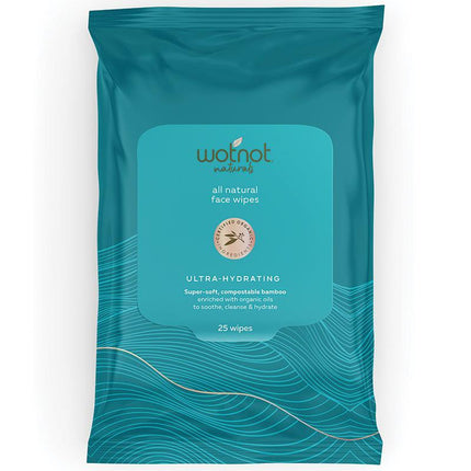 Wotnot Ultra Hydrating Facial Wipes 25 Pack