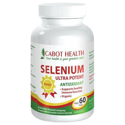 Cabot Health Selenium Ultra Potent Capsule 60 - OhYouLuckyDuck.com.au