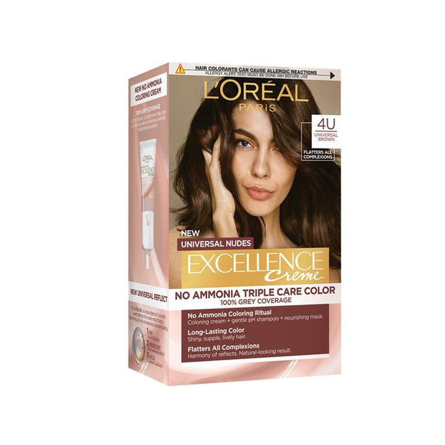 Loreal Excellence Creme Nude 4U Universal Brown
