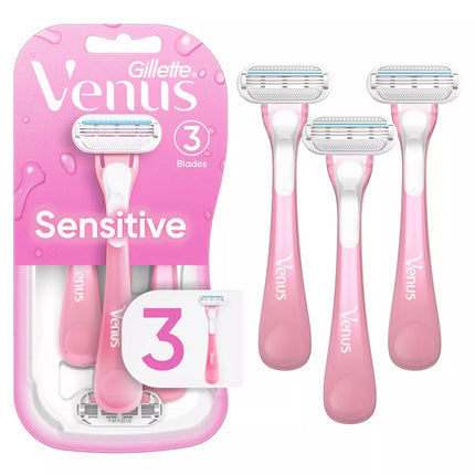 Venus Sensitive Women's Disposable Razors 3 Pack