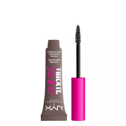 Nyx Professional Makeup Thick It Stick It Brow Gel Mascara Ash Brown