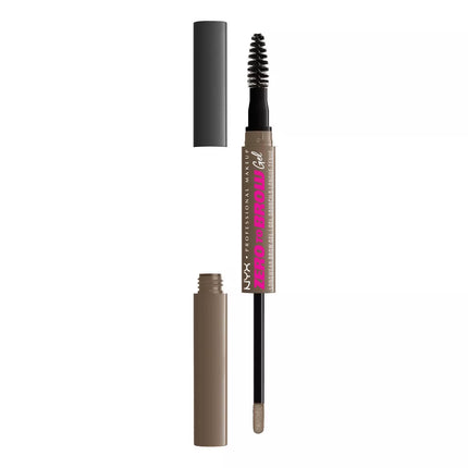 Nyx Professional Makeup Zero To Brow Longwear Eyebrow Gel 05 Ash Brown