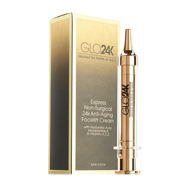 GLO24K Express 24k Anti-Aging Facelift Cream 10ml - OhYouLuckyDuck.com.au