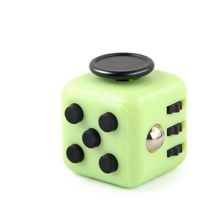 Anti Stress Fidget Cube 6 Sided Sensory Toy for Focus and Relaxation Green