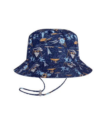 Dozer Baby Boys Bucket Hat Narrabeen Navy Small