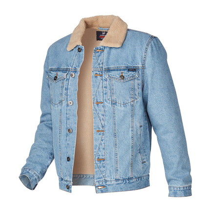 Hammer + Field Denim Sherpa Jacket - Light Denim