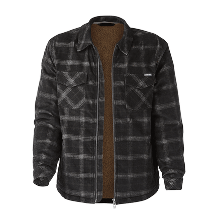 Hammer + Field Zip Front Cord Jacket Black/Grey Check