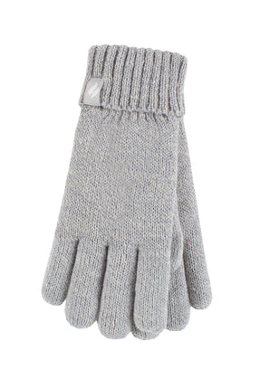 Foote Street Knitted Gloves for Children Light Grey M L