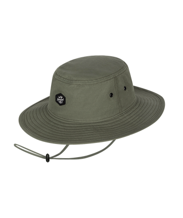 Kooringal Coolum Mens Mid Brim Hat Army Green L/xl
