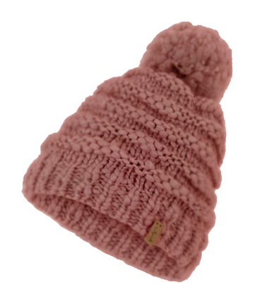 Durras Girls Beanie Dusty Pink