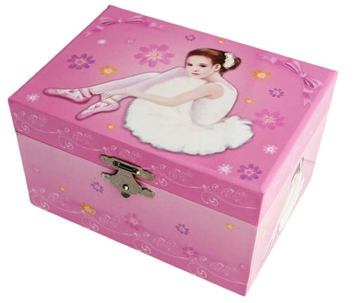 Russell Collection - Clara Ballerina Rectangle Musical Jewellery Box