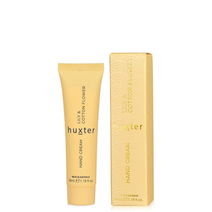 Huxter Hand Cream 35mL Lily & Cotton Flower