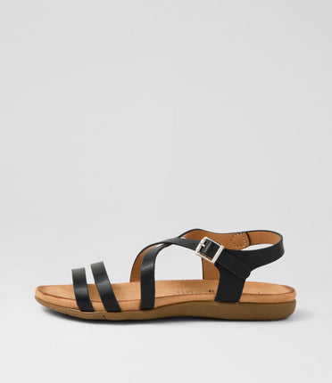 I Love Billy Flagrun Black Sandals