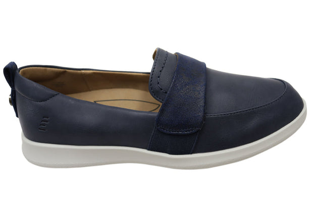 Homyped Carrie Loafer Womens Comfortable Shoes Navy 6.5