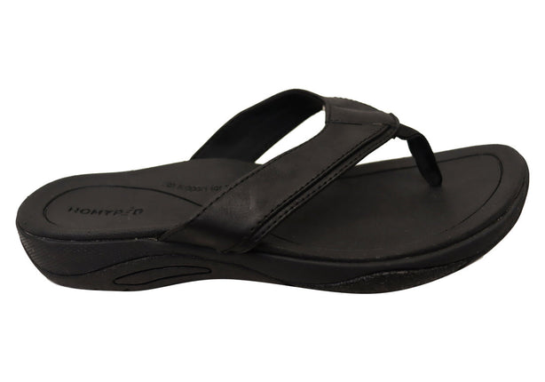 Homyped Ucray Men's Comfort Thongs Black EE Width Size 7