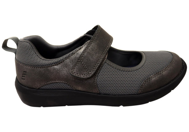 Homyped Superwalk Mj Womens Comfort Mary Jane Shoes Black 6