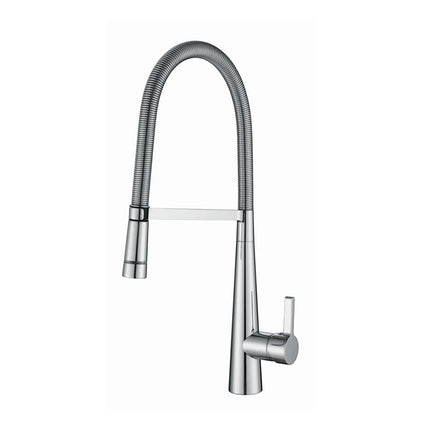 Anai Classic Gooseneck Kitchen Mixer Tap With Led Temperature Light