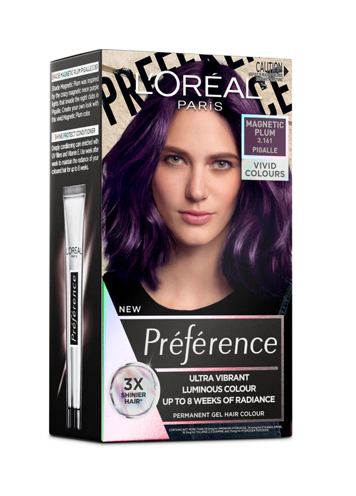 Loreal Paris Preference Magnetic Plum 3.161 Vivid Colours - OhYouLuckyDuck.com.au