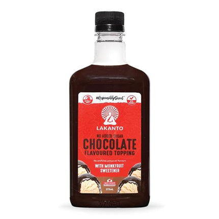 Lakanto Chocolate Flavoured Topping with Monkfruit Sweetener 375ml