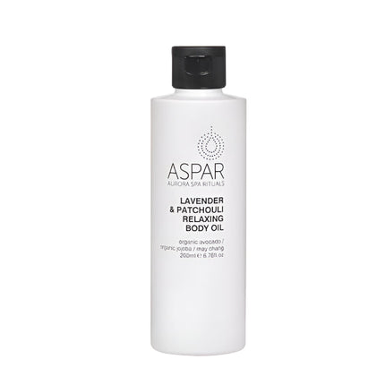 Aspar Lavender & Patchouli Relaxing Body Oil 200ML
