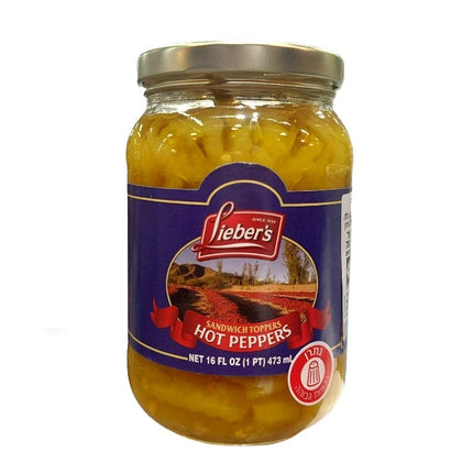 Liebers Sandwich Toppers Hot Peppers 453G